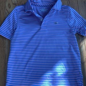 Vineyard vines boys performance polo, size 5